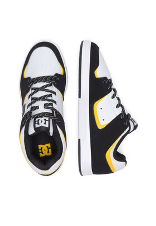 DC Sneakersy DC SHOES CURE DC01681110 Biały. Kolor: biały. Materiał: nubuk, skóra