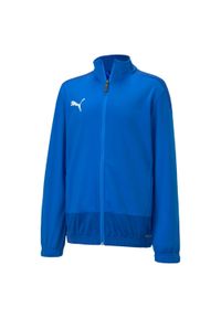 Kurtka Puma Teamgoal 23 Training Jacket Jr, Dzieci. Kolor: niebieski, wielokolorowy, biały. Materiał: poliester, materiał. Sport: piłka nożna