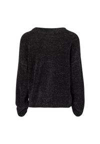Urban Classics - Damski Sweter Szenilowy Oversize. Kolor: czarny