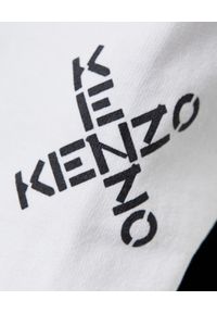 Kenzo - KENZO - Biała koszulka z długim rękawem Sport. Kolor: biały. Materiał: bawełna. Długość rękawa: długi rękaw. Długość: długie. Wzór: aplikacja. Styl: sportowy #2