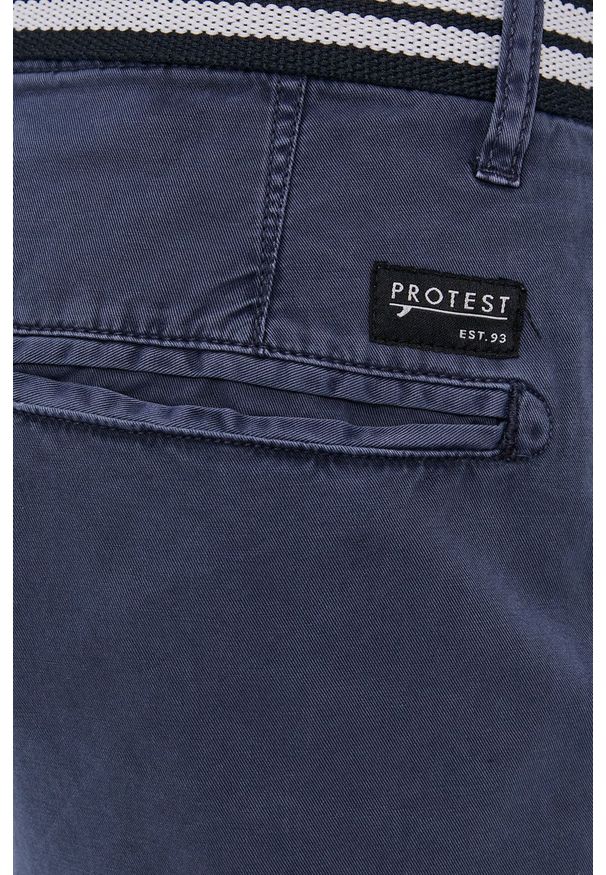 Protest - Szorty. Okazja: na co dzień. Kolor: niebieski. Styl: casual