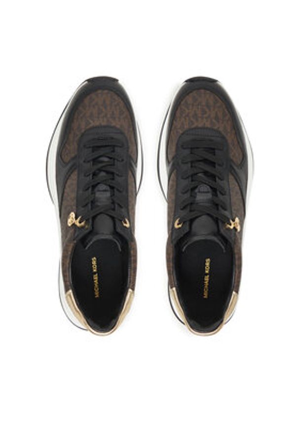 MICHAEL Michael Kors Sneakersy Arla 43F5ARFS2L Brązowy. Kolor: brązowy. Materiał: skóra