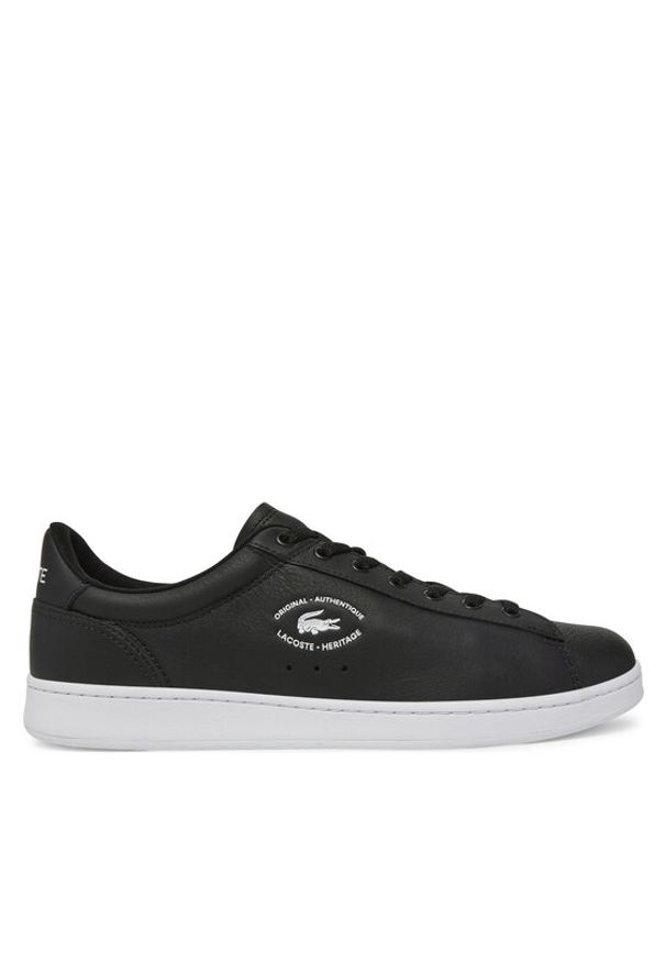 Lacoste Sneakersy 7-49SMA0032 Czarny. Kolor: czarny. Materiał: skóra