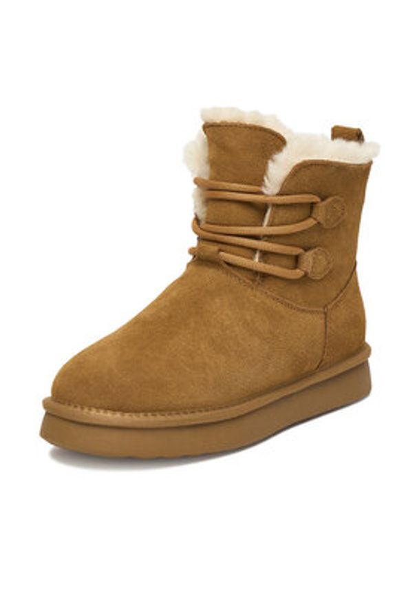 Lasocki Śniegowce CEO-HDR241212-2 Brązowy. Kolor: brązowy. Materiał: skóra, zamsz