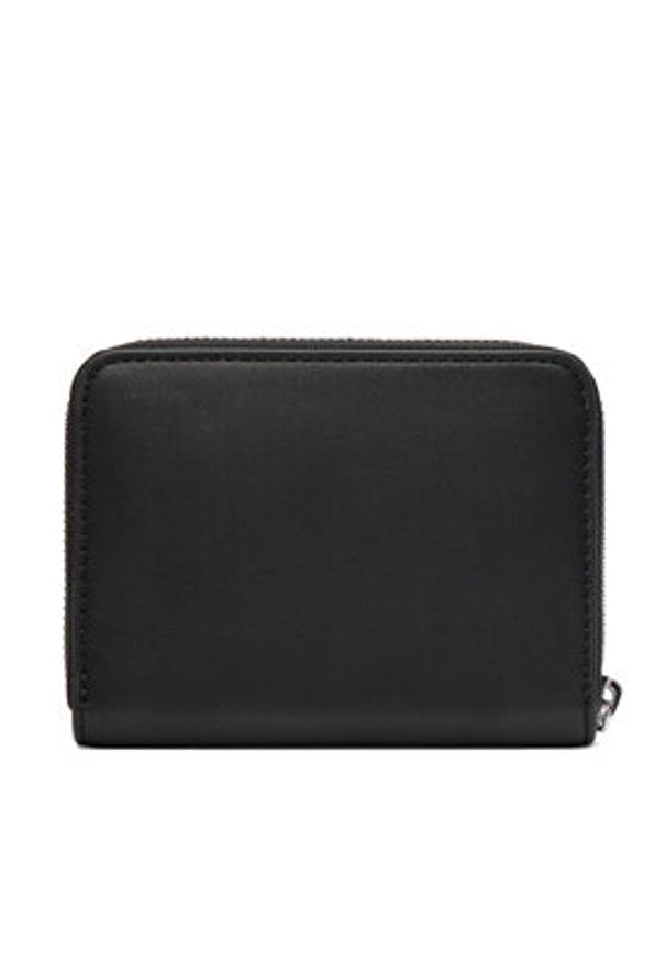 Tommy Jeans Portfel Tjw Cool Med Za AW0AW18031 Czarny. Kolor: czarny. Materiał: skóra