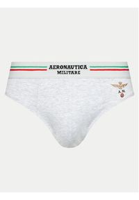 Aeronautica Militare Komplet 2 par slipów AM1USL001 Szary. Kolor: szary. Materiał: bawełna #5