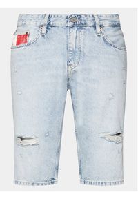 Tommy Jeans Szorty jeansowe Ryan DM0DM18804 Błękitny Slim Fit. Kolor: niebieski. Materiał: bawełna #6