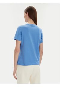 TOMMY HILFIGER - Tommy Hilfiger T-Shirt Logo WW0WW40276 Niebieski Regular Fit. Kolor: niebieski. Materiał: bawełna #4
