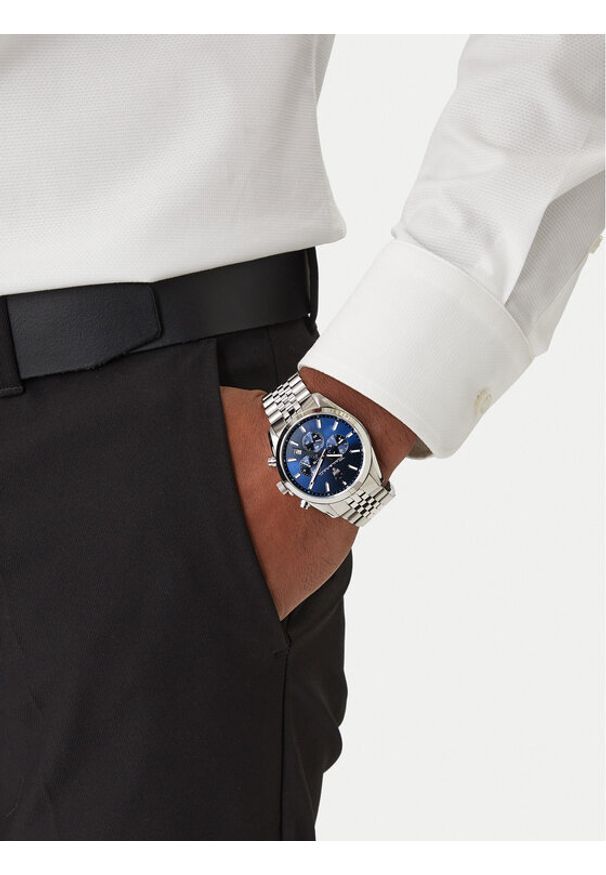 Maserati Zegarek Attrazione R8853151025 Srebrny. Kolor: srebrny