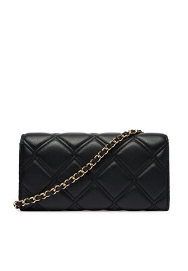 TOMMY HILFIGER - Tommy Hilfiger Torebka Th Feminine Wallet On Chain AW0AW18795 Czarny. Kolor: czarny. Materiał: skórzane