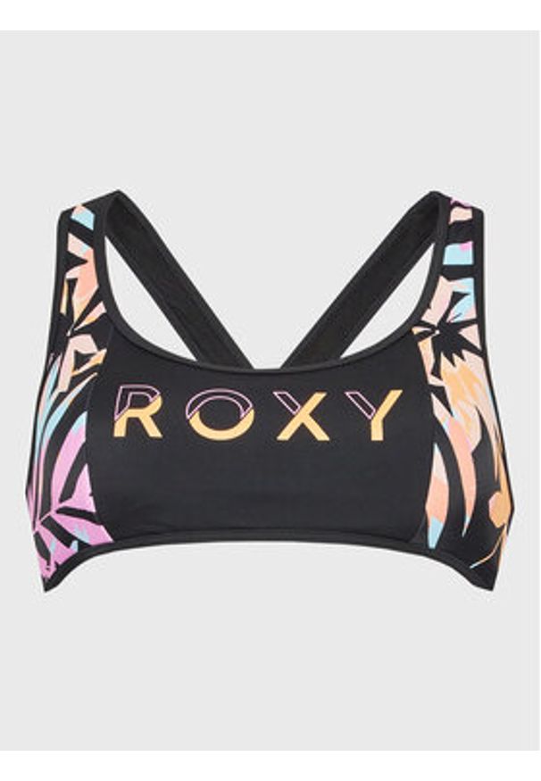 Roxy Góra od bikini Active ERJX304962 Czarny. Kolor: czarny. Materiał: syntetyk