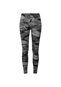 Urban Classics - Damskie klasyczne legginsy miejskie w paski. Kolor: czarny. Wzór: paski #1