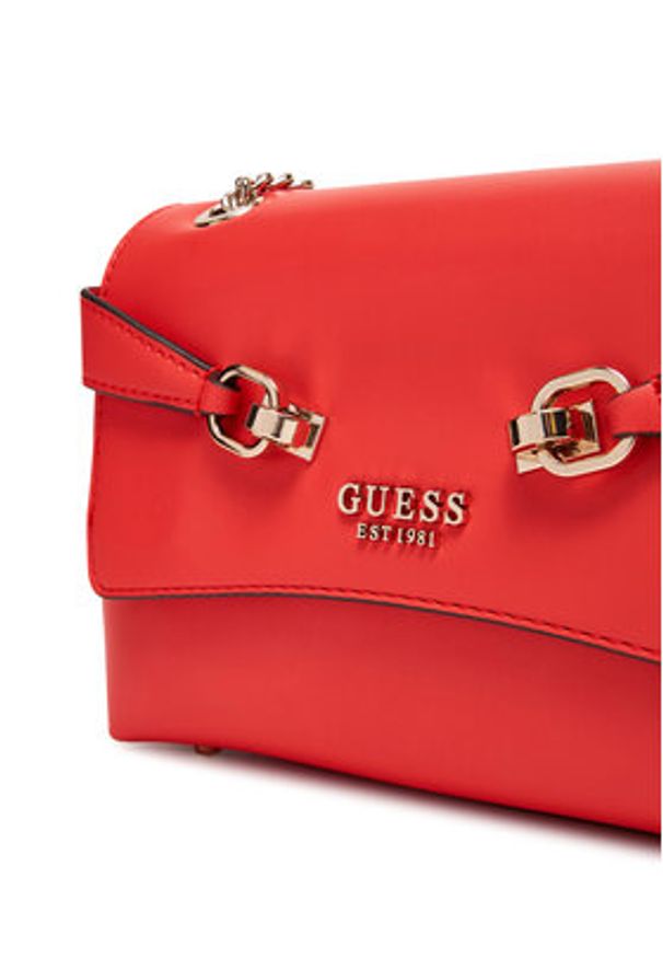 Guess Torebka HWVG96 39210 Czerwony. Kolor: czerwony. Materiał: skórzane