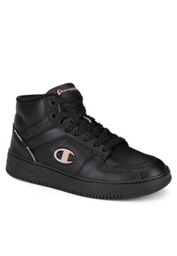 Champion Sneakersy REBOUND 2.0 MID S11471-KK005 Czarny. Kolor: czarny. Materiał: materiał