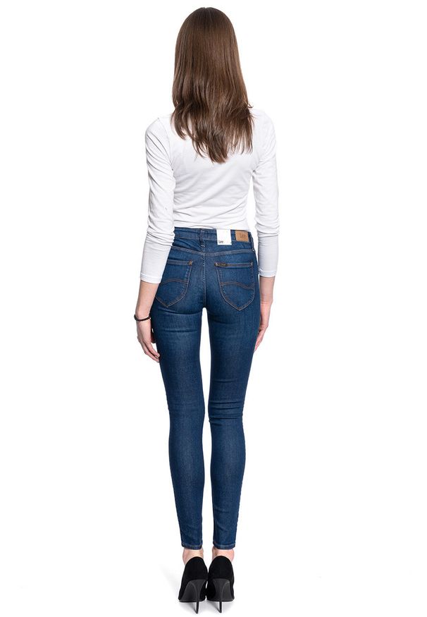 Lee - LEE JODEE DAMSKIE SPODNIE JEANSOWE DARK ARTISTICO L529MFOB 112112053