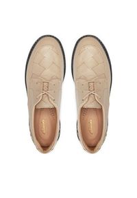 Clarks Oxfordy Splend Weave 26176809 Écru. Materiał: skóra #6