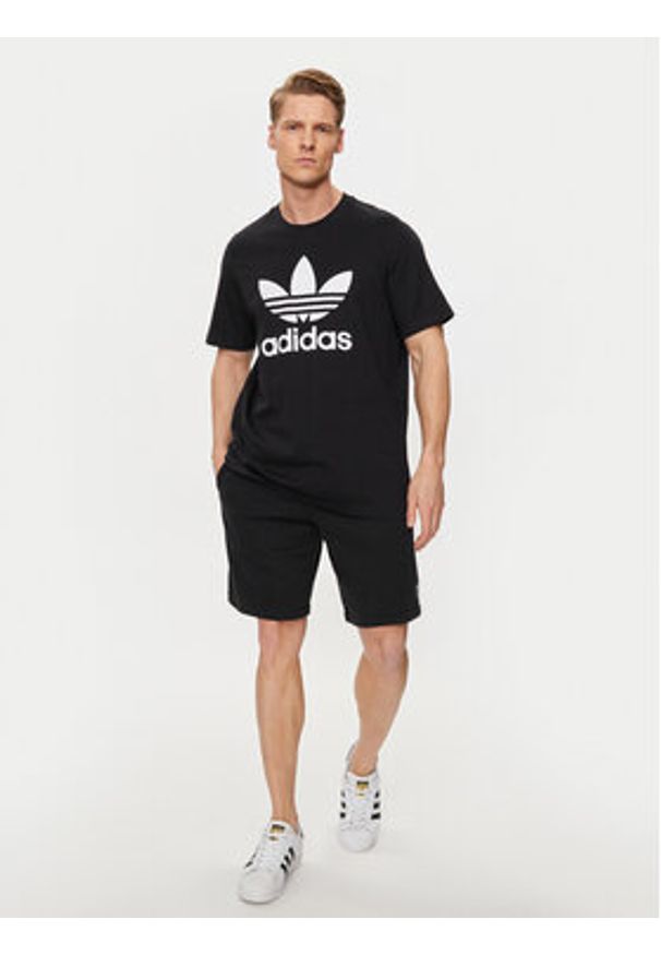 Adidas - adidas T-Shirt Adicolor Classics Trefoil T-Shirt IA4815 Czarny Regular Fit. Kolor: czarny. Materiał: bawełna