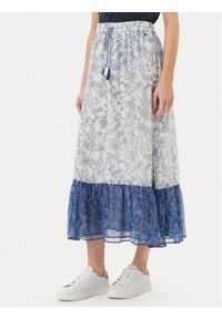 Pepe Jeans Spódnica trapezowa PL901194 Niebieski Regular Fit. Kolor: niebieski. Materiał: syntetyk
