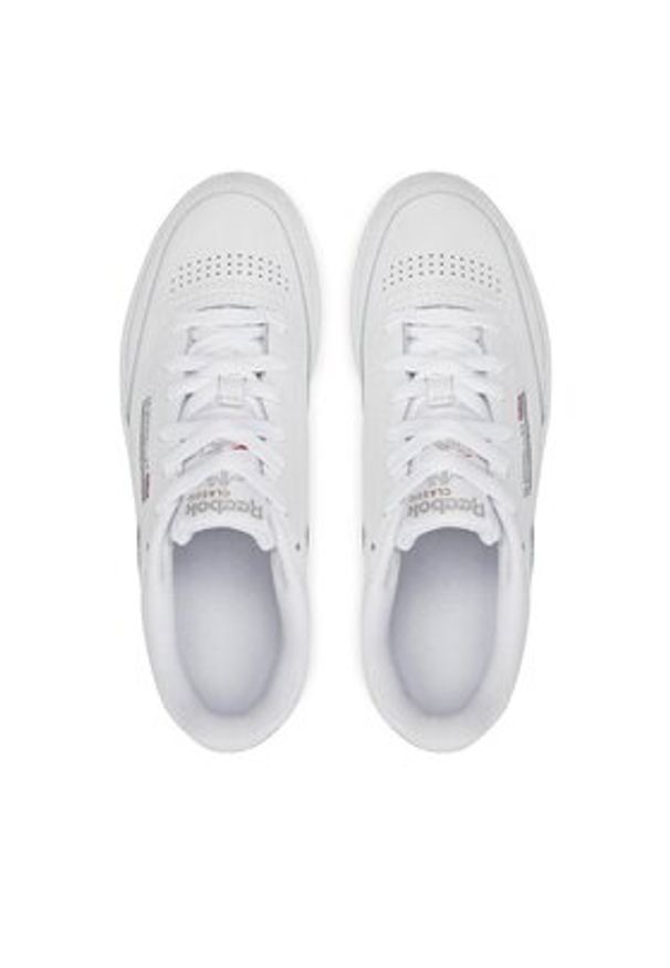Reebok Sneakersy Club C 85 BS7685 Biały. Kolor: biały. Materiał: skóra. Model: Reebok Club
