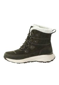 Buty do chodzenia damskie Jack Wolfskin Dromoventure Texapore High. Wysokość cholewki: za kostkę. Zapięcie: sznurówki. Kolor: zielony. Materiał: guma, skóra. Szerokość cholewki: normalna. Sport: turystyka piesza