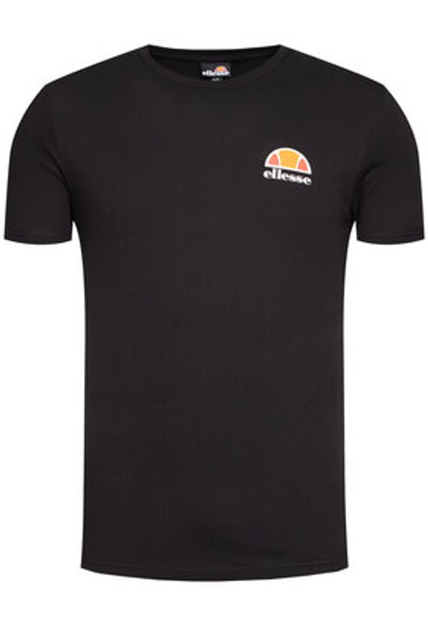 Ellesse T-Shirt Canaletto SHS04548 Czarny Regular Fit. Kolor: czarny. Materiał: bawełna