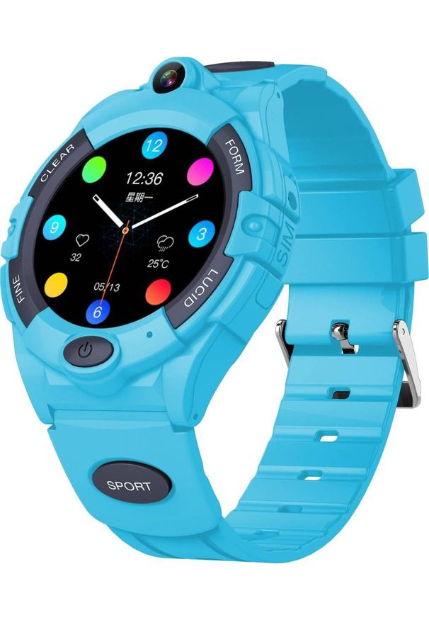 Smartwatch Bemi Sport Niebieski. Rodzaj zegarka: smartwatch. Kolor: niebieski. Styl: sportowy