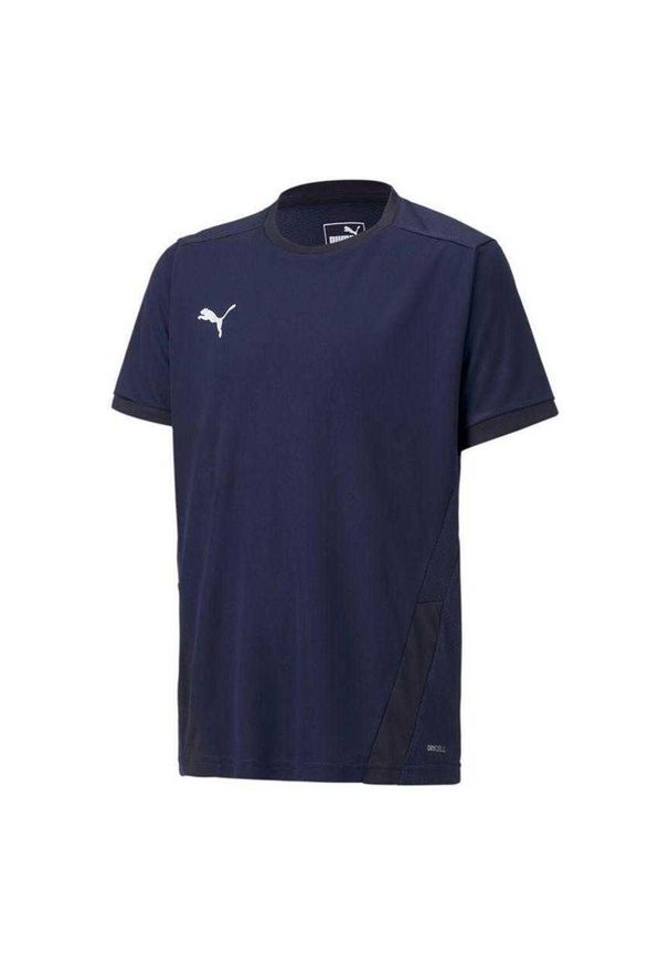 Puma - Koszulka Dziecięca TeamGoal. Kolor: niebieski. Sport: turystyka piesza