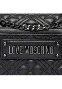 Love Moschino - LOVE MOSCHINO Torebka JC4236PP0ILA000A Czarny. Kolor: czarny. Materiał: skórzane
