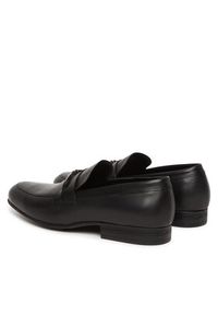 Calvin Klein Półbuty Almond Moccasin W/ Bit HM0HM01884 Czarny. Kolor: czarny. Materiał: skóra