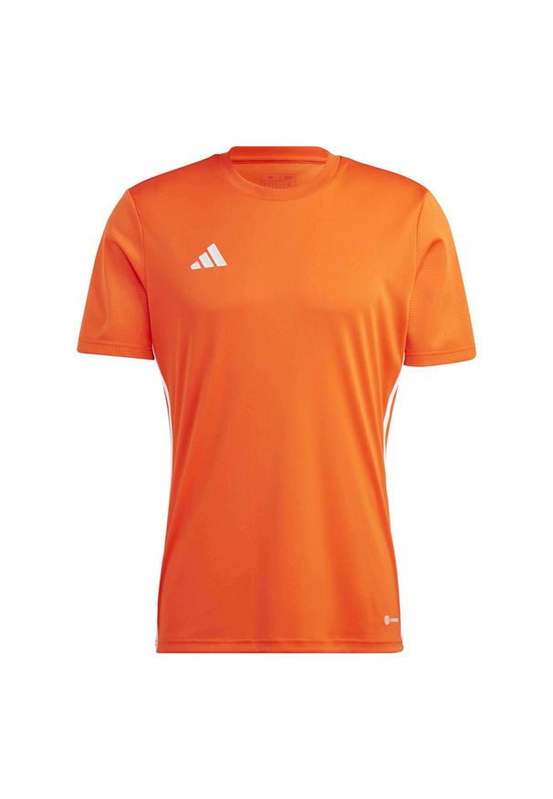 Koszulka do piłki nożnej męska Adidas Tabela 23 Jersey. Kolor: pomarańczowy. Materiał: jersey