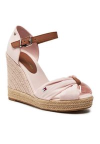 TOMMY HILFIGER - Tommy Hilfiger Espadryle FW0FW04784 Różowy. Kolor: różowy. Materiał: materiał