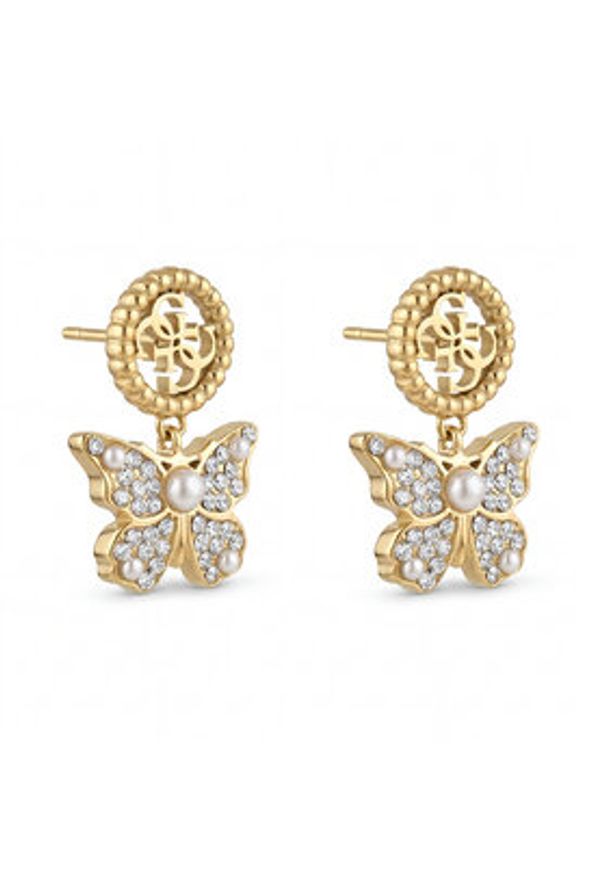 Guess Kolczyki JUBE06 132JW Złoty. Materiał: ze stali nierdzewnej, ze stali. Kolor: złoty