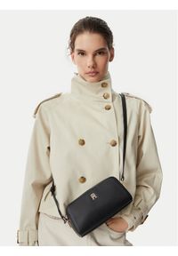 TOMMY HILFIGER - Tommy Hilfiger Torebka Th Grace Camera Bag AW0AW18863 Czarny. Kolor: czarny. Materiał: skórzane #1