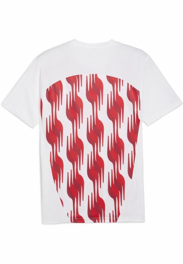 Puma - Męska koszulka przedmeczowa Girona FC PUMA White Red. Kolor: biały, czerwony, wielokolorowy
