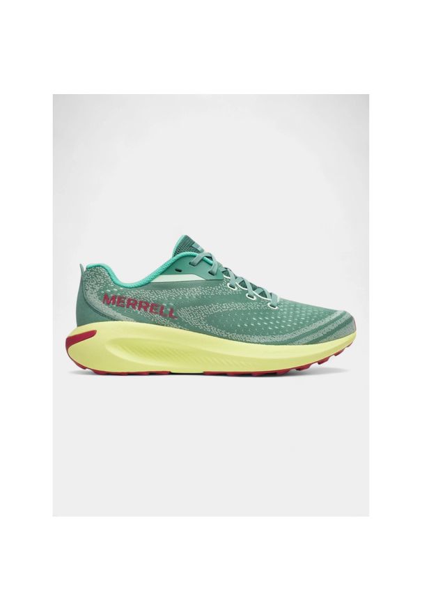 Męskie buty do biegania w terenie Merrell Morphlite. Kolor: zielony, żółty, wielokolorowy. Sport: bieganie