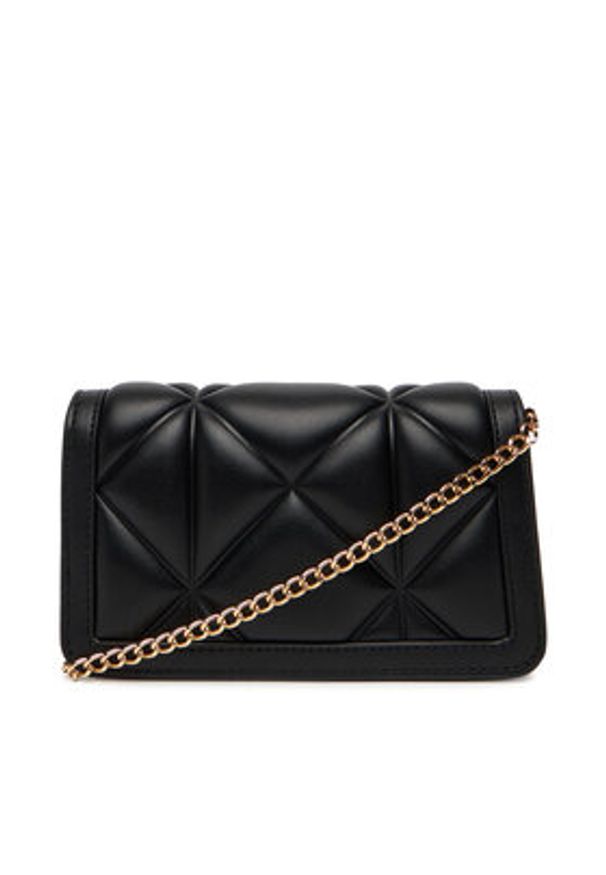 Love Moschino - LOVE MOSCHINO Torebka JC5640PP1NLC0000 Czarny. Kolor: czarny. Materiał: skórzane