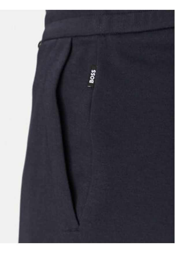 BOSS - Boss Spodnie dresowe C-Locsin 01 50520322 Granatowy Regular Fit. Kolor: niebieski. Materiał: bawełna