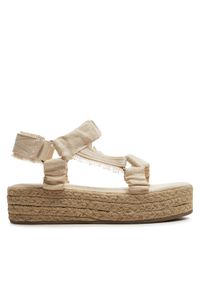 EMU Australia Espadryle Evans W13028 Biały. Kolor: biały. Materiał: bawełna, materiał #1