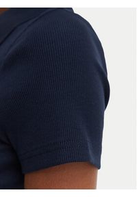 Tommy Jeans Polo DW0DW22327 Granatowy Slim Fit. Typ kołnierza: polo. Kolor: niebieski. Materiał: bawełna #5