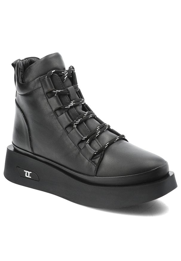 Czarne Botki Artiker Ocieplane Obuwie Damskie. Okazja: na co dzień. Kolor: czarny. Materiał: jeans, skóra. Obcas: na obcasie. Styl: casual, elegancki. Wysokość obcasa: średni