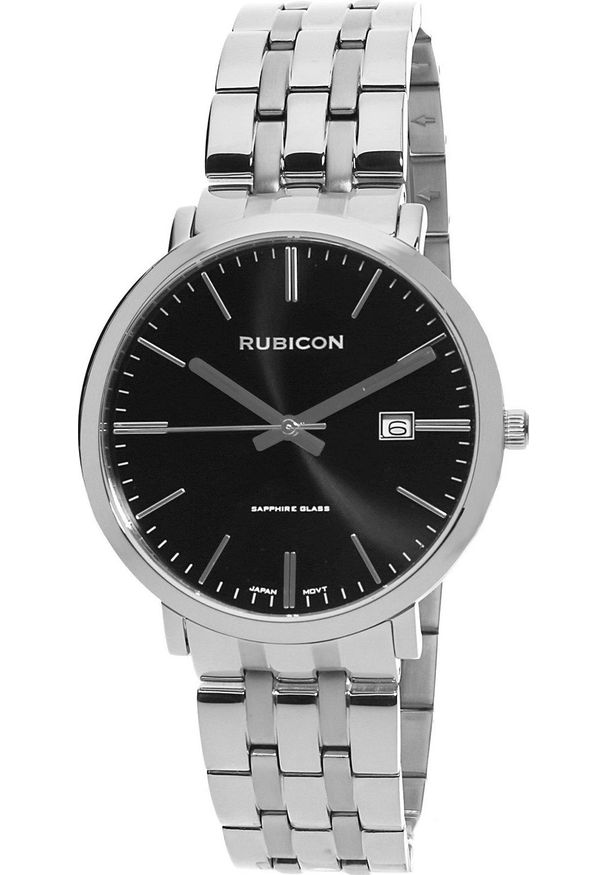 Zegarek Rubicon Zegarek męski Rubicon RBN189 srebrny. Kolor: srebrny