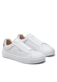 Calvin Klein Sneakersy Cupsole Slip On W/Ml HW0HW02289 Biały. Zapięcie: bez zapięcia. Kolor: biały. Materiał: skóra #3