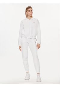 Guess Bluza Kiara V4GQ15 FL04P Biały Regular Fit. Kolor: biały. Materiał: syntetyk, bawełna #4