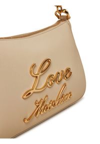 Love Moschino - LOVE MOSCHINO Torebka JC4313PP0LKK0110 Beżowy. Kolor: beżowy. Materiał: skórzane