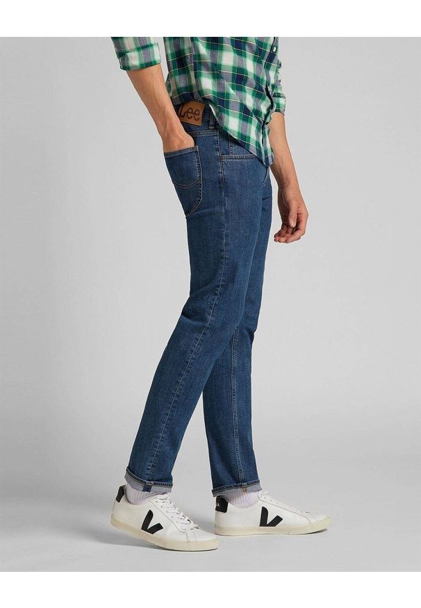 Lee - LEE DAREN ZIP FLY MĘSKIE SPODNIE JEANSOWE JEANSY USED AQUIN L707NLWL 112118300