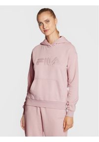 Fila Bluza Bischkek FAW0405 Różowy Regular Fit. Kolor: różowy. Materiał: syntetyk, bawełna