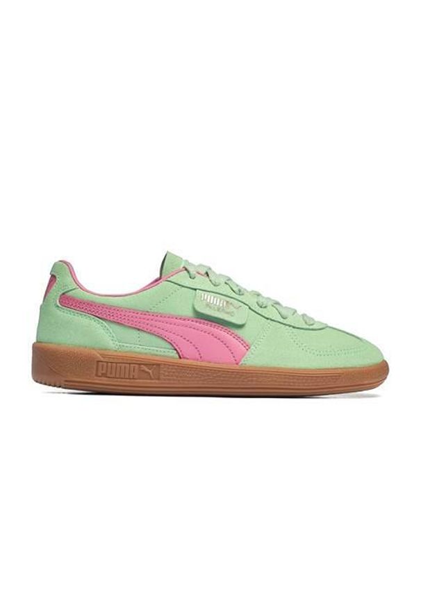 Buty do chodzenia damskie Puma Palermo Fresh Mint. Zapięcie: sznurówki. Kolor: zielony, niebieski. Materiał: materiał, skóra. Szerokość cholewki: normalna. Sport: turystyka piesza