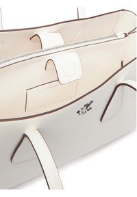 Calvin Klein Torebka Ck Medium Work Tote LV04F3442G Biały. Kolor: biały. Materiał: skórzane #2