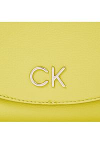 Calvin Klein Torebka Ck Daily Camera Bag Pebble K60K611914 Żółty. Kolor: żółty. Materiał: skórzane