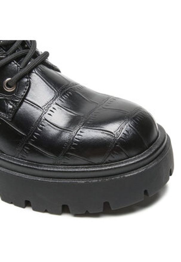 Jenny Fairy Trapery WS125-11 Czarny. Kolor: czarny. Materiał: skóra